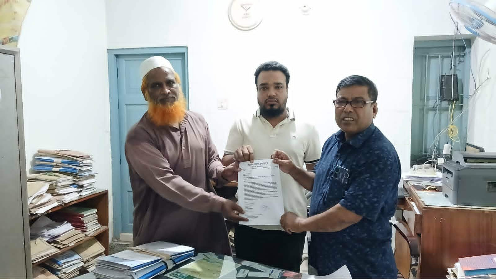 সৈয়দপুরে কুটির শিল্প মেলা বন্ধের দাবিতে স্মারকলিপি